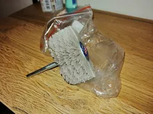 Thuja-cabezal abrasivo de nailon para pulir, cepillo resistente al desgaste, para relieve de raíz de madera, Redwood