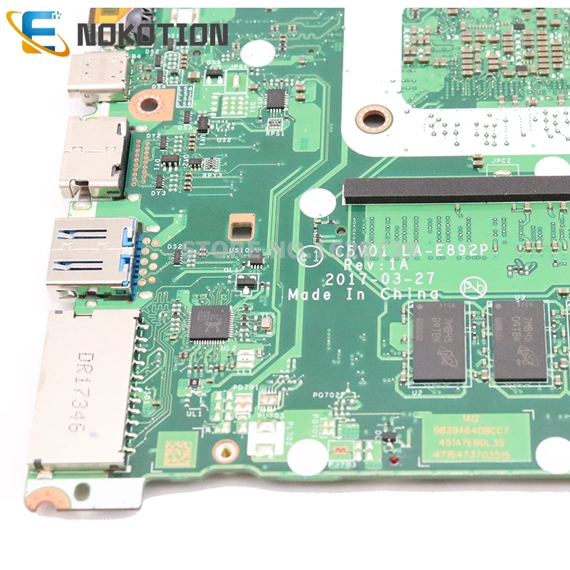 NOKOTION NBGT011002 C5V01 LA-E892P основная плата для acer aspire A615 A615-51G Материнская плата ноутбука MX150 SR3LC I7-8550U Процессор DDR4
