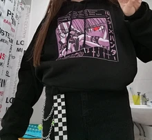 Sudaderas con capucha de Hunter X Hunter para mujer, jerséis, sudaderas con capucha, Killua Zoldyck, estampado de ojo del diablo, Sudadera con capucha de Anime, Tops