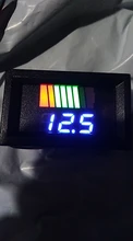 Indicador de nivel de carga de batería de coche, medidor de capacidad de batería de litio de 12V, 24V, 36V, 48V, 60V, 72V, pantalla LED, voltímetro