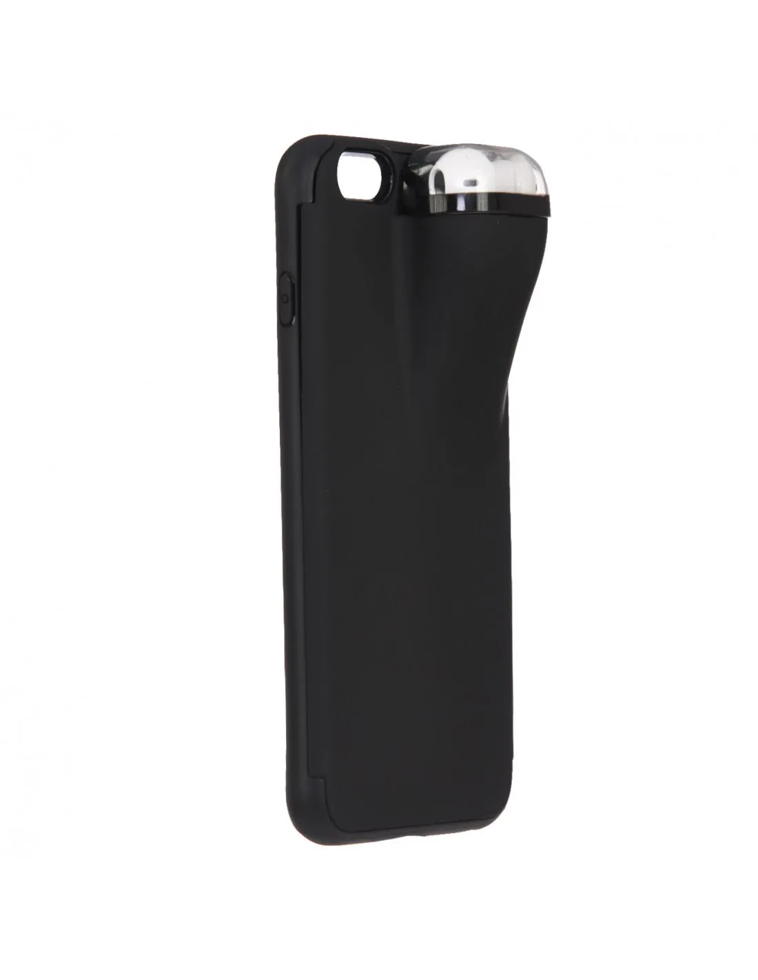Black headphone Holder case for iPhone 6 Plus