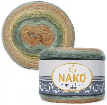 

Yarn Nako angora Luks color, 4 pieces per pack