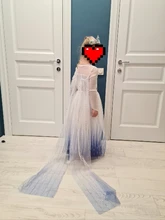 Nieve niñas vestido princesa disfraz de Halloween Carnaval de los niños vestido de vestidos infantiles para Niñas Ropa de tamaño 4-10 años