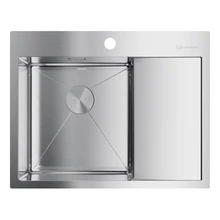 Kitchen sink Omoikiri Akisame 65-IN-L stainless steel PVD Coating, scratch resistant, overflow, built-in