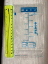 Bolsas de almacenamiento de leche materna para el congelador, etiquetas desechables de comida para bebé, seguro, 30 Uds.