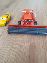 Disney Pixar-Coche de juguete de Metal fundido a presión Cars 3 2, 1:55, Rayo McQueen, Jackson Storm, cosechadora, excavadora, juguete para niños, regalo para el coche