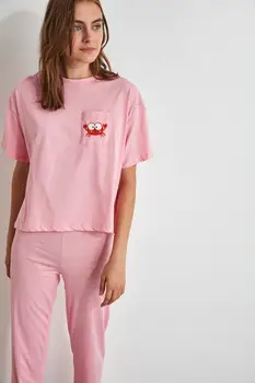 

Trendyol Printed Knitted Pajamas Set THMAW21PT0308