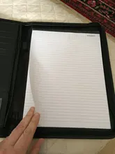 Carpeta de negocios A4, organizador de documentos de conferencia, diseño de Clip, protocolo de firma