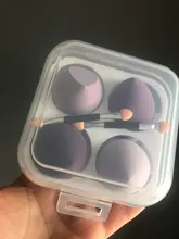 esponja maquillaje, XISHOW-esponja para maquillaje, licuadora de belleza, base de maquillaje en polvo, colorete, accesorios de maquillaje, herramienta, huevo de belleza, 1/4 Uds.