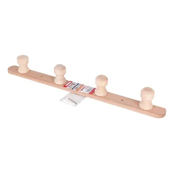 

Wall mounted coat hanger Wood (50 X 4,5 x 6 cm)