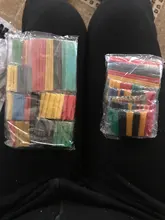 164/328/492 unids/set tubo de encogimiento de calor de aislamiento retráctil tubo 2:1 de Kit de fundas de Cable