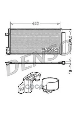 Радиатор Кондиционера Opel Corsa D(06-) Denso арт. DCN13110