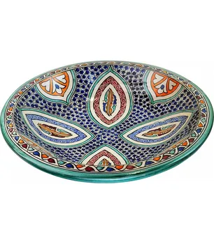 

PLATO ÁRABE CERÁMICA FEZ - 40CM - PINTADO A MANO