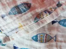 Manta de muselina de 2 capas para recién nacido, manta de gasa de bambú para bebé, 120cm x 110cm