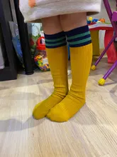 Kids Socks Football Toddler Cute Spring-Stripes Baby Girl Sports Knee-High Long Boy Cotton