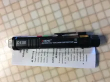 Oauee-alarma de bolígrafo de contacto inteligente AC1010 medidor de detector de voltaje de CA, probador de Sensor, bolígrafo