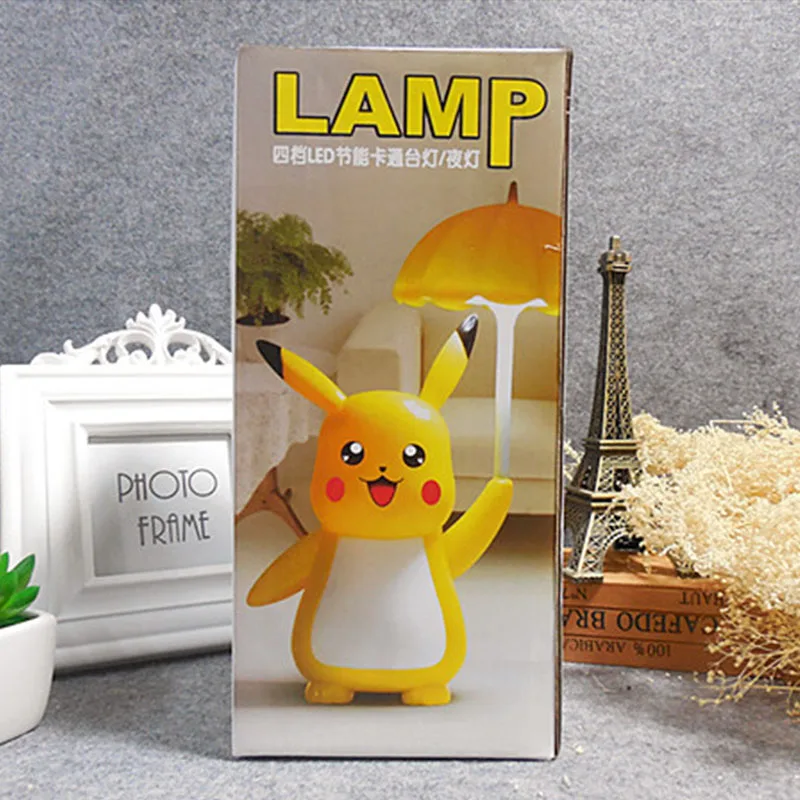 Pokemon Lampe de chevet Pokemon Pikachu, jouet lumineux pour enfants,  cadeau d'anniversaire et de noël à prix pas cher