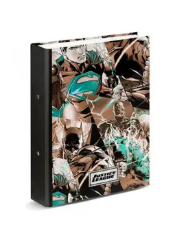

▷ FOLDER RINGS A4 JUSTICE LEAGUE DC COMICS