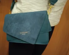 Bolso de mano esmerilado con diseño original para mujer, bandolera cuadrada pequeña de banda ancha, a la moda, Joker, nueva versión 2021