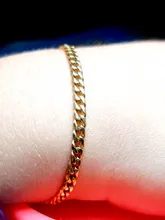 Cadena de eslabones cubanos de acero inoxidable para hombre, pulsera minimalista de 3-11mm, venta al por mayor