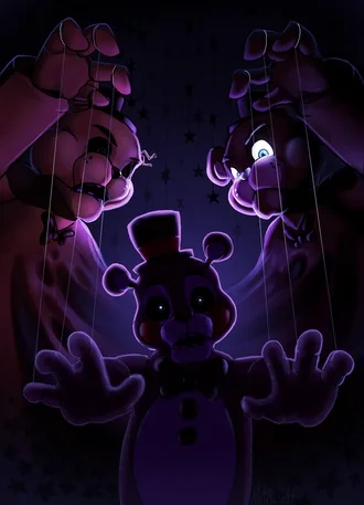 Плакат 5 Ночей с Фредди Five Nights at Freddy&amp#039s ФНАФ Аниматроники №10 А1 | Дом и сад