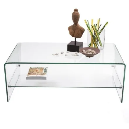 Coffee Table Murano Curved Gl And Tempered One Piece With Coffee Table Murano Curved Gl And