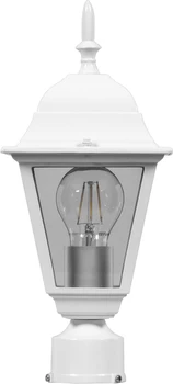 

Garden-Park lamp Feron 4203 four-sided per pole 100W E27 230V, white 11027