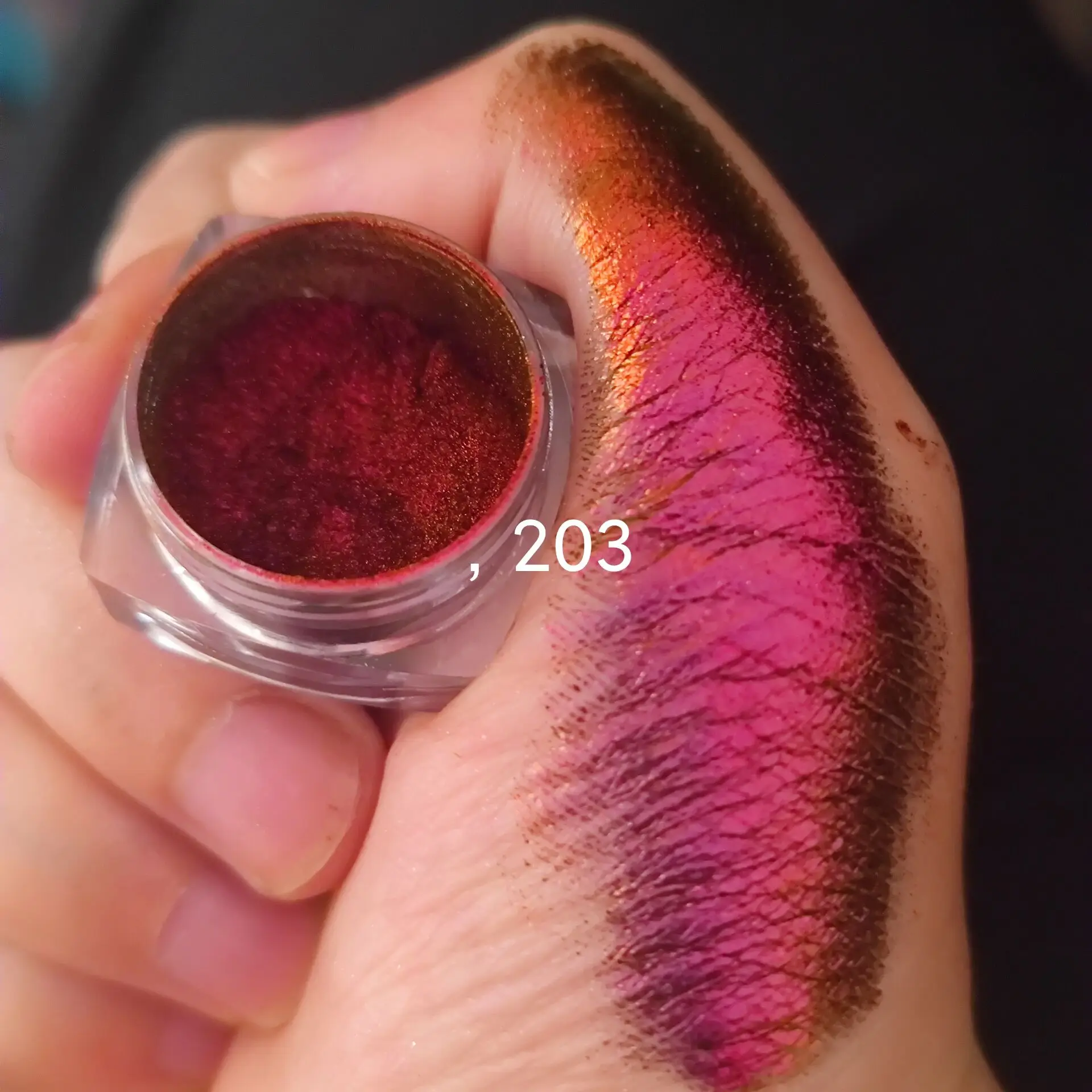 Multichrome Pigment Shiny Chameleon Eyeshadow Face Body Makeup Shining  Aurora Mirror Colour Shifting Multi Duo Chrome Painting Loose Powder 