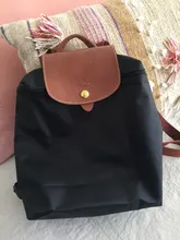 Mochila de nailon con correas ajustables, bolso para mujer