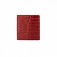 

Fabula визитница двурядная 100% натуральная тисненная под крокодил кожа V 57\1 KR-PP цвет-мак