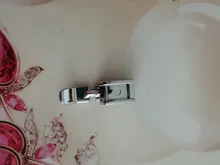 Prensatelas eléctricas multifuncionales para el hogar, prensatelas para cremalleras de acero inoxidable, plateadas, 3x1x0,5 cm, piezas de repuesto para máquina de coser