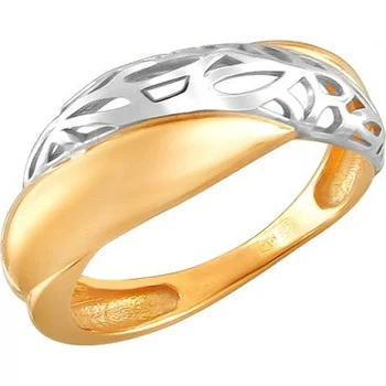 

Esthete ring made of silver with gilding