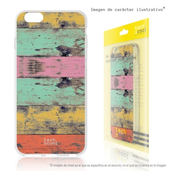 

FunnyTech®Stand case Silicone for Xiaomi Mi 8 L stand case wood colors vers.1