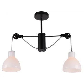 

Chandelier ceiling 2*60 W E27 md.1230-2-S BK + CH