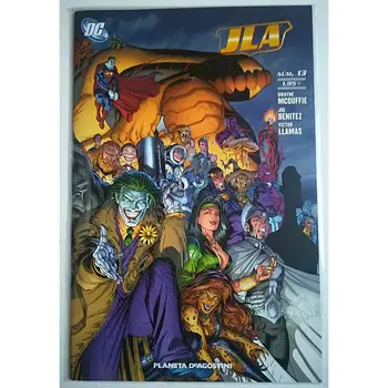 

JLA No. 13, DC COMICS, EDITORIAL PLANETA - 2008, the Justice League, 1st Spanish edition, COMIC BOOK, author BRAD MELTZER