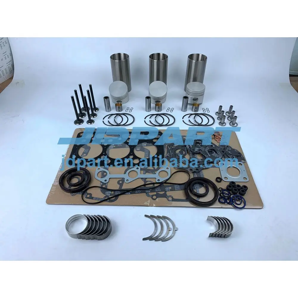 

D750 rebuild kit STD with liner kit piston kit gasket kit valve kit for Kubota