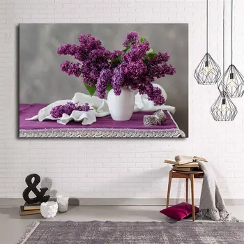 

Purple Violet Canvas Table