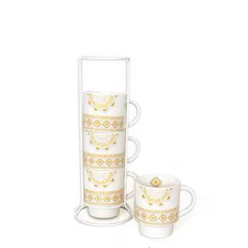 

SET 4 CUPS MODEL AMERINDIEN