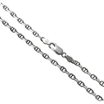 

Chain 925 Sterling silver m smooth 60cm. Model forced Marine locking carabiner