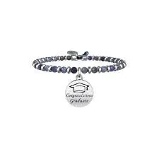

KIDULT STAINLESS STEEL BRACELET AND SODALITE BLUE "GRADUATION" 731435-SPECIAL MOMENT