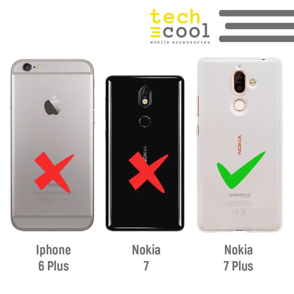 FunnyTech®Силиконовый чехол-подставка для Nokia 7 plus L серии Friends Forever vers.1