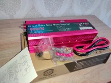 Inversor de onda sinusoidal pura, convertidor de energía Solar, transformador de voltaje DC 12v/24v a AC 110V/220V 1000W 1600W 2000W 3000W