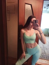 Gym Leggings Yoga-Set Fitness-Clothes Sports-Suits Seamless High-Waist Women Adjustable