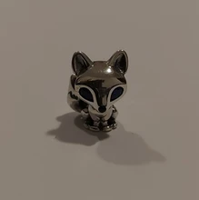 Cuentas de 100% Plata de Ley 925 pisadas de Pata de Gato, amuletos de corazón de amor, aptas para Pulsera Original, joyería de plata 925