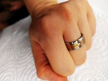 FDLK-Anillo de madera con incrustaciones de flecha y concha para hombre, joyería de lujo, 8mm, 24 estilos