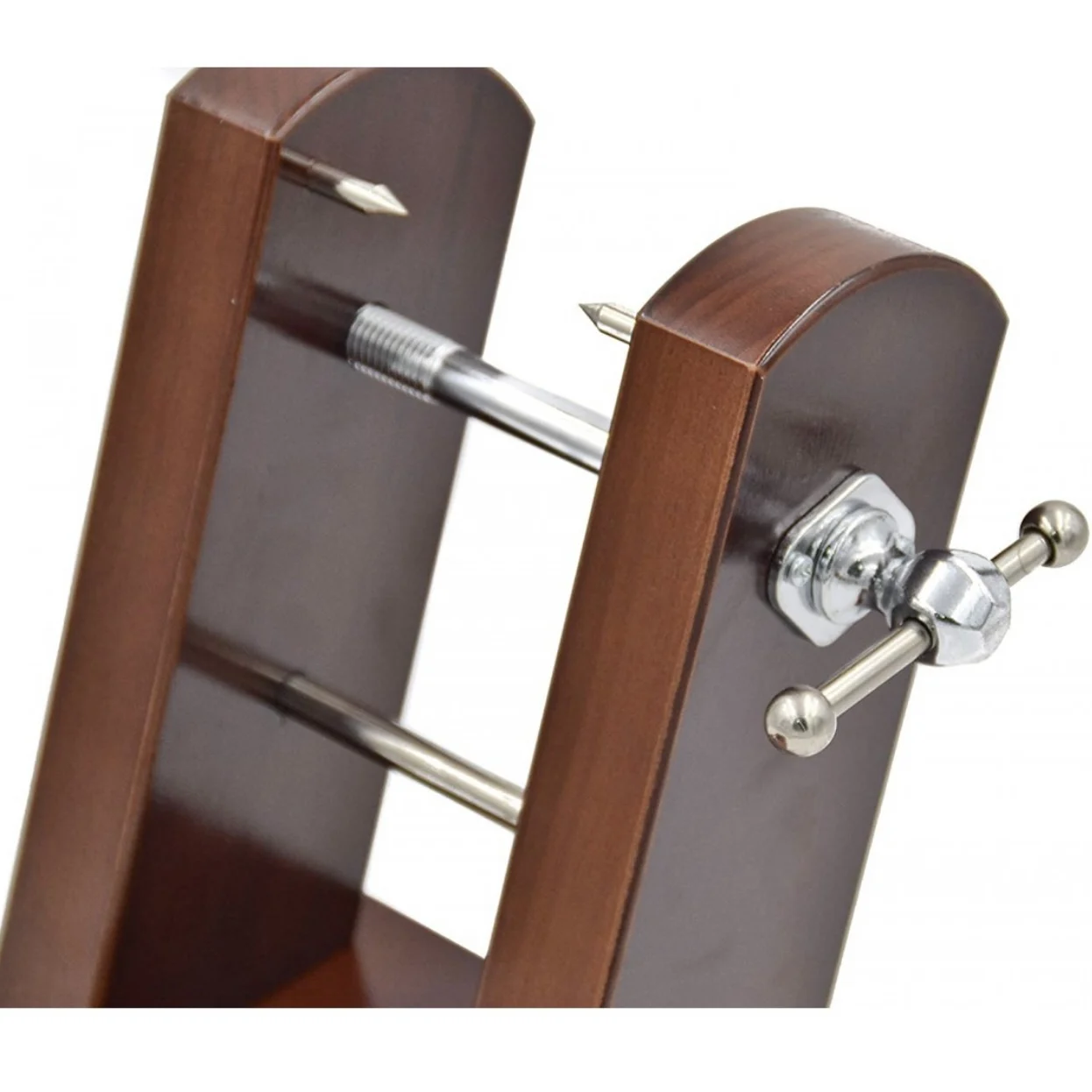 Soporte Jamonero Madera Venecia + Cuchillo Y Afilador Tabla Cortar Jamon  Banqueta Jam Cortador De Jamon