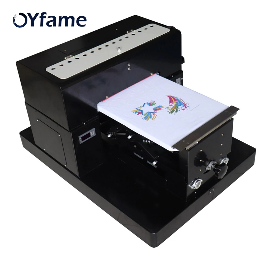 Многоцветный планшетный принтер OYfame A3 DTG печать футболок и портативный ручной с