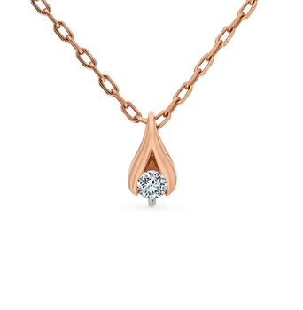 

Gold Pendant "diamonds of Yakutia" sunlight sample 585