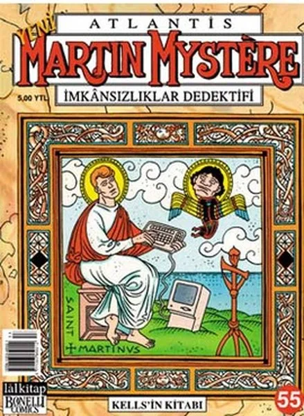 Новые Martin Mystere номер: 55 - Kells'in книга Vincenzo Беретта Лал серия комиксов (турецком