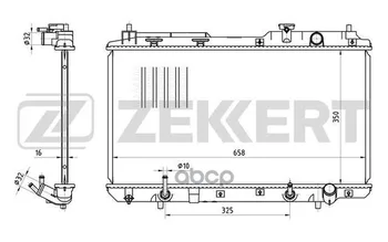 

Radiator OHL. DV. Honda CR-v 95-zekkert art. mk-1099